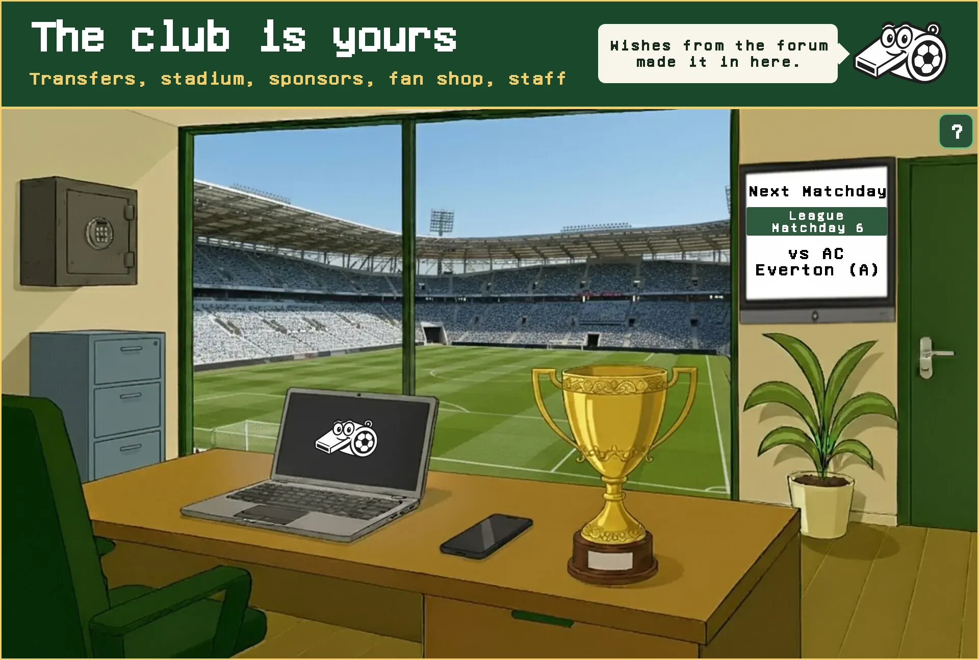 Whistle1 Retro Footballmanager screenshot