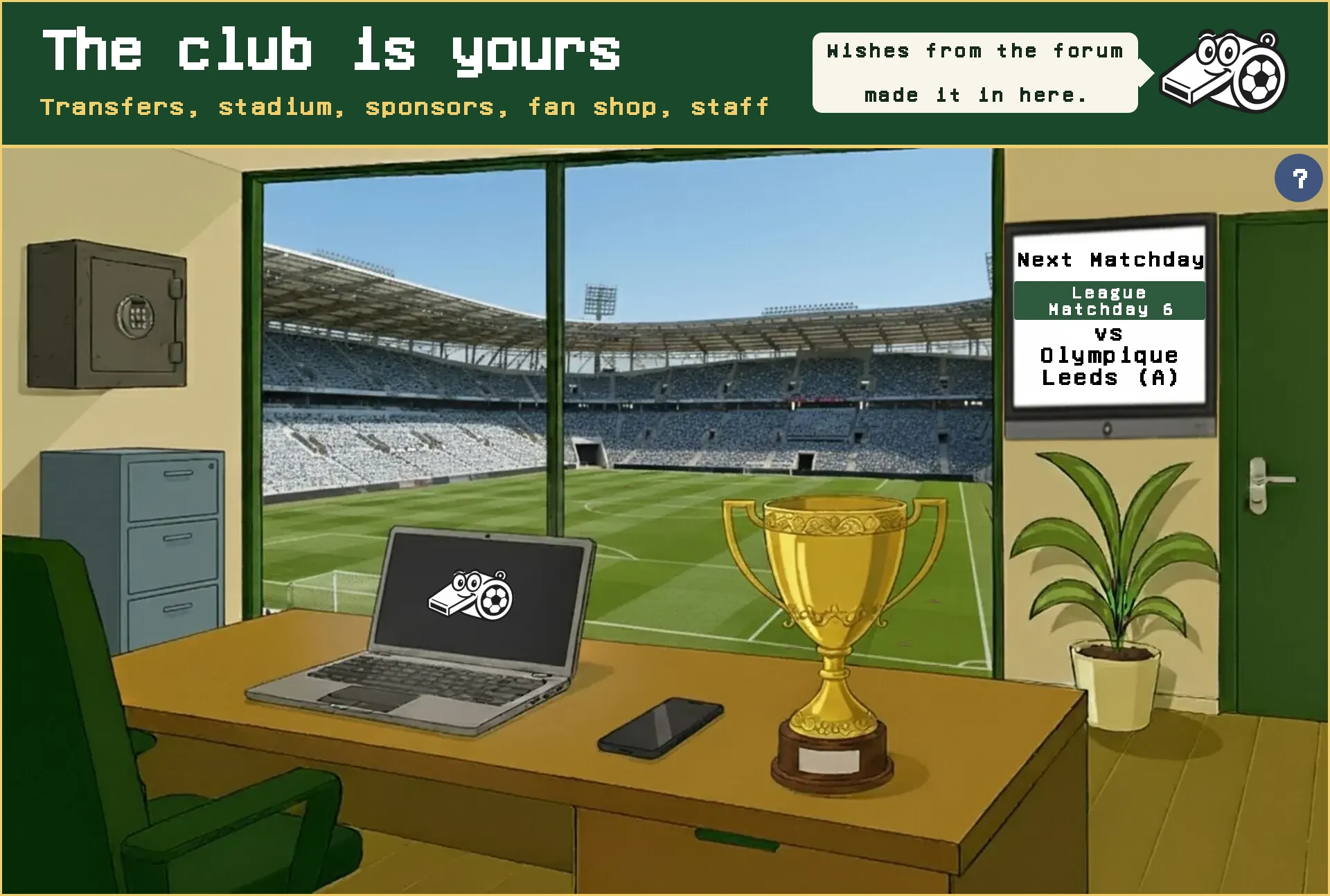 Whistle1 Retro Footballmanager screenshot